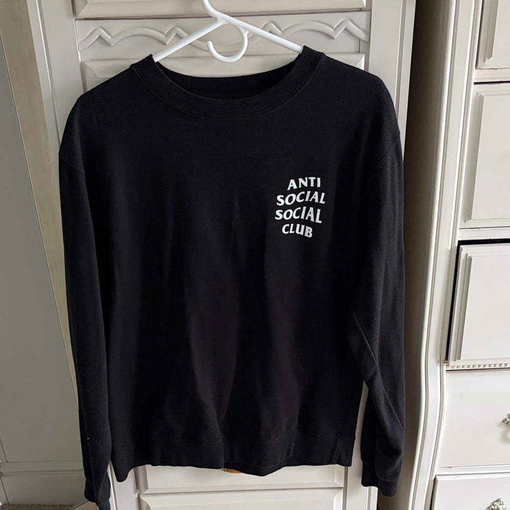 Anti Social Social Club Black Crewneck Sweater